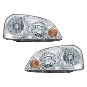 Pacific Best® - Driver and Passenger Side Replacement Headlight Set (Standard Line)
