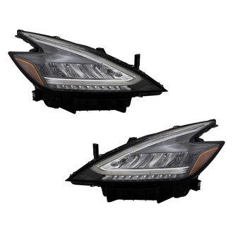 Pacific Best® - Driver and Passenger Side Replacement Headlight Set (Standard Line)