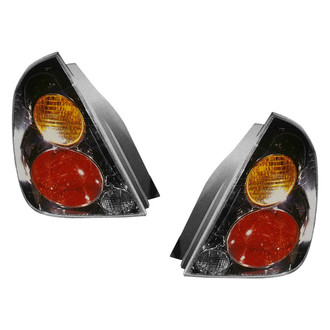 Pacific Best® - Driver and Passenger Side Replacement Tail Lights (CAPA Certified)