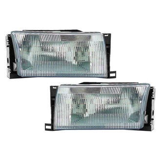 Pacific Best® - Driver and Passenger Side Replacement Headlight Set (Standard Line)