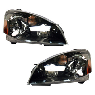 Pacific Best® - Driver and Passenger Side Replacement Headlight Set (CAPA Certified)