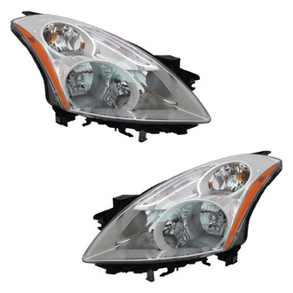 Pacific Best® - Driver and Passenger Side Replacement Headlight Set (Standard Line)
