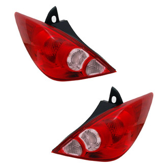 Pacific Best® - Driver and Passenger Side Replacement Tail Lights (Standard Line)