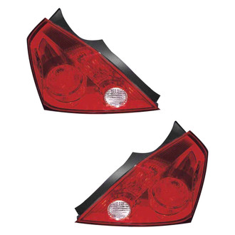 Pacific Best® - Driver and Passenger Side Replacement Tail Lights (CAPA Certified)