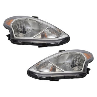 Pacific Best® - Driver and Passenger Side Replacement Headlight Set (NSF Certified)