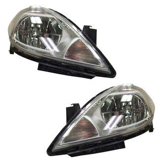 Pacific Best® - Driver and Passenger Side Replacement Headlight Set (Standard Line)