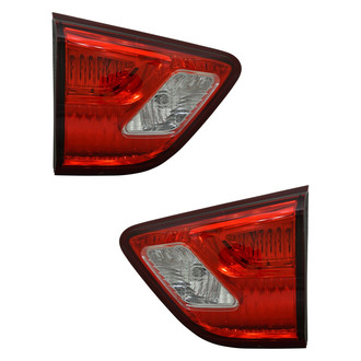 Pacific Best® - Driver and Passenger Side Inner Replacement Tail Lights (NSF Certified)