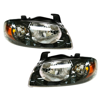 Pacific Best® - Driver and Passenger Side Replacement Headlight Set (CAPA Certified)