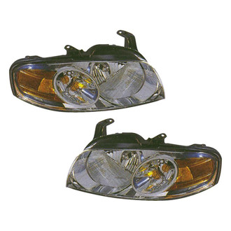 Pacific Best® - Driver and Passenger Side Replacement Headlight Set (CAPA Certified)