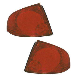 Pacific Best® - Driver and Passenger Side Outer Replacement Tail Lights (Standard Line)