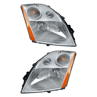 Pacific Best® - Driver and Passenger Side Outer Replacement Tail Lights (Standard Line)