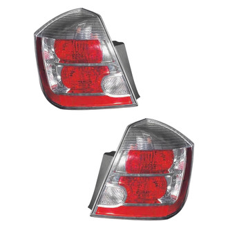 Pacific Best® - Driver and Passenger Side Replacement Tail Lights (Standard Line)