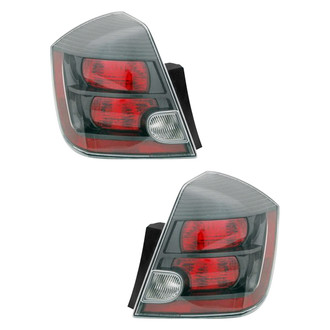 Pacific Best® - Driver and Passenger Side Replacement Tail Lights (CAPA Certified)