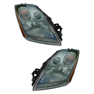 Pacific Best® - Driver and Passenger Side Replacement Headlight Set (Standard Line)