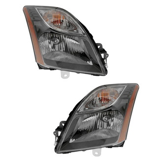 Pacific Best® - Driver and Passenger Side Replacement Headlight Set (NSF Certified)