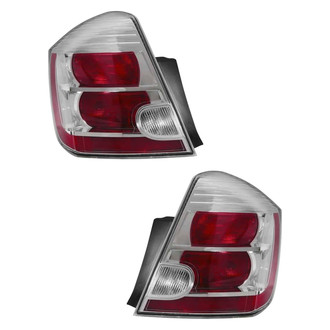 Pacific Best® - Driver and Passenger Side Replacement Tail Lights (CAPA Certified)