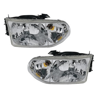 Pacific Best® - Driver and Passenger Side Replacement Headlight Set (Standard Line)