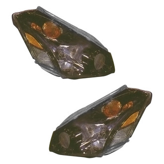 Pacific Best® - Driver and Passenger Side Replacement Headlight Set (CAPA Certified)