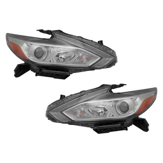 Pacific Best® - Driver and Passenger Side Replacement Headlight Set (Standard Line)