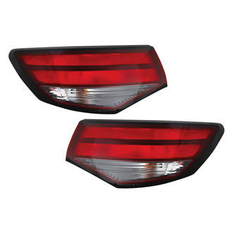 Pacific Best® - Driver and Passenger Side Outer Replacement Tail Lights (Standard Line)
