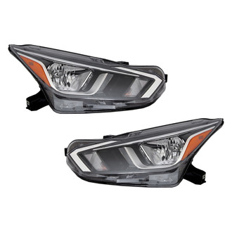 Pacific Best® - Driver and Passenger Side Replacement Headlight Set (CAPA Certified)