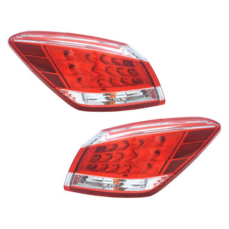 Pacific Best® - Driver and Passenger Side Outer Replacement Tail Lights (Standard Line)