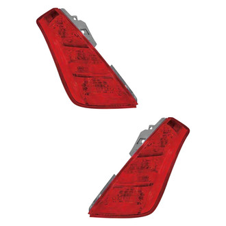 Pacific Best® - Driver and Passenger Side Replacement Tail Lights (CAPA Certified)