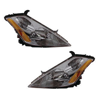 Pacific Best® - Driver and Passenger Side Replacement Headlight Set (Standard Line)