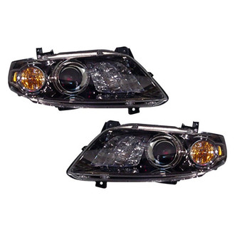 Pacific Best® - Driver and Passenger Side Replacement Headlight Set (Standard Line)