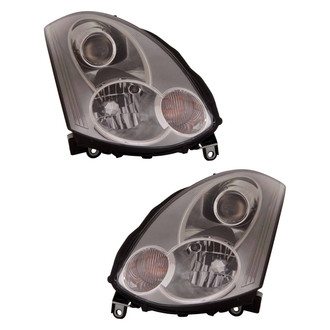 Pacific Best® - Driver and Passenger Side Replacement Headlight Set (Standard Line)