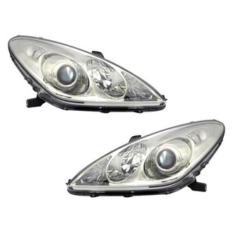 Pacific Best® - Driver and Passenger Side Replacement Headlight Set (CAPA Certified)