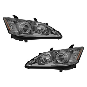 Pacific Best® - Driver and Passenger Side Replacement Headlight Set (NSF Certified)
