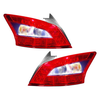 Pacific Best® - Driver and Passenger Side Replacement Tail Lights (CAPA Certified)