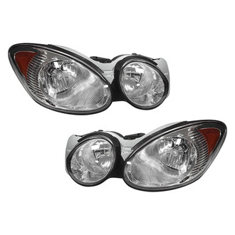 Pacific Best® - Driver and Passenger Side Replacement Headlight Set (NSF Certified)