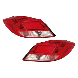 Pacific Best® - Driver and Passenger Side Replacement Tail Lights (CAPA Certified)