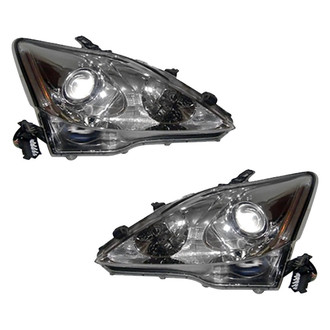 Pacific Best® - Driver and Passenger Side Replacement Headlight Set Lens and Housing (CAPA Certified)