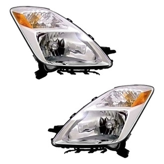 Pacific Best® - Driver and Passenger Side Replacement Headlight Set (Standard Line)