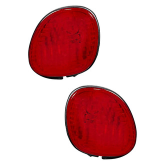 Pacific Best® - Driver and Passenger Side Inner Replacement Tail Lights (Standard Line)