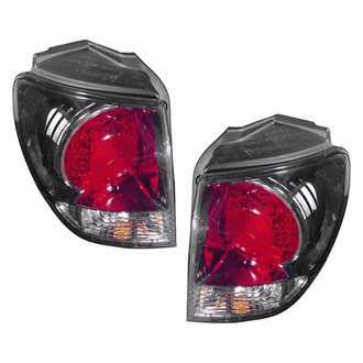 Pacific Best® - Driver and Passenger Side Outer Replacement Tail Light Lens and Housings (Standard Line)