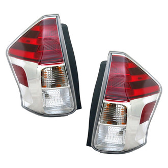 Pacific Best® - Driver and Passenger Side Replacement Tail Light Lens and Housings (CAPA Certified)