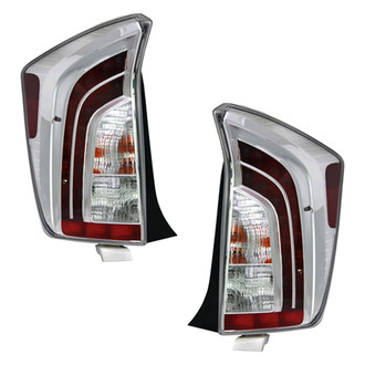 Pacific Best® - Driver and Passenger Side Replacement Tail Lights (Standard Line)