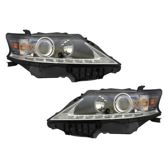 Pacific Best® - Driver and Passenger Side Replacement Headlight Set (CAPA Certified)