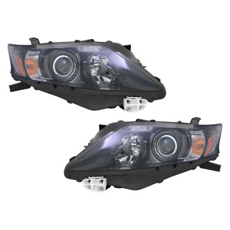 Pacific Best® - Driver and Passenger Side Replacement Headlight Set (CAPA Certified)