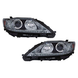 Pacific Best® - Driver and Passenger Side Replacement Headlight Set (CAPA Certified)