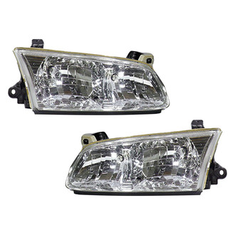 Pacific Best® - Driver and Passenger Side Replacement Headlight Set (Standard Line)