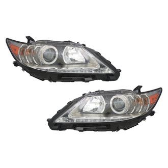 Pacific Best® - Driver and Passenger Side Replacement Headlight Set Lens and Housing (CAPA Certified)