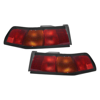 Pacific Best® - Driver and Passenger Side Outer Replacement Tail Lights (Standard Line)