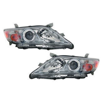 Pacific Best® - Driver and Passenger Side Replacement Headlight Set (Standard Line)
