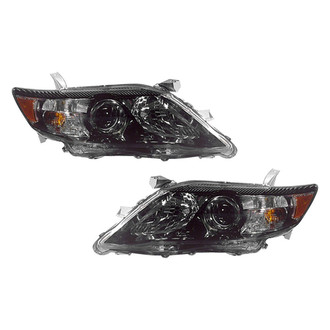 Pacific Best® - Driver and Passenger Side Replacement Headlight Set (CAPA Certified)