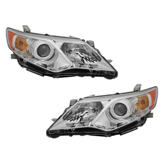 Pacific Best® - Driver and Passenger Side Replacement Headlight Set (NSF Certified)